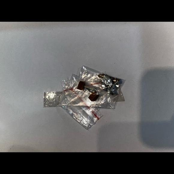 BADGLEY Mischka Lara Crystal Dress Sandal Navy Satin Size 9.5 - Picture 9 of 14